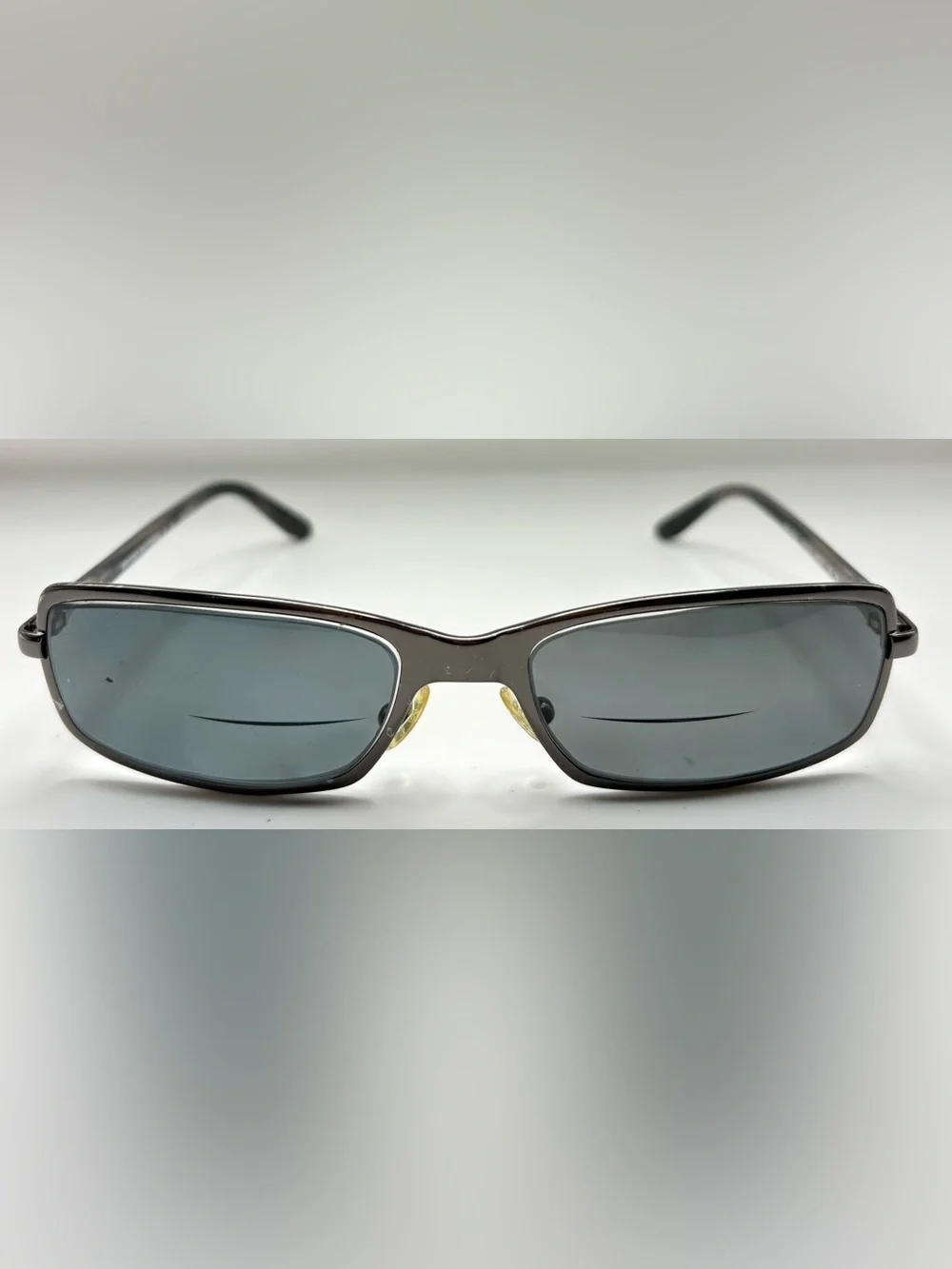 Brooks Brothers B.B.450-S Gunmetal Oval Metal Sunglasses Frames Only
